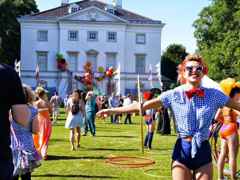 house festival fairground